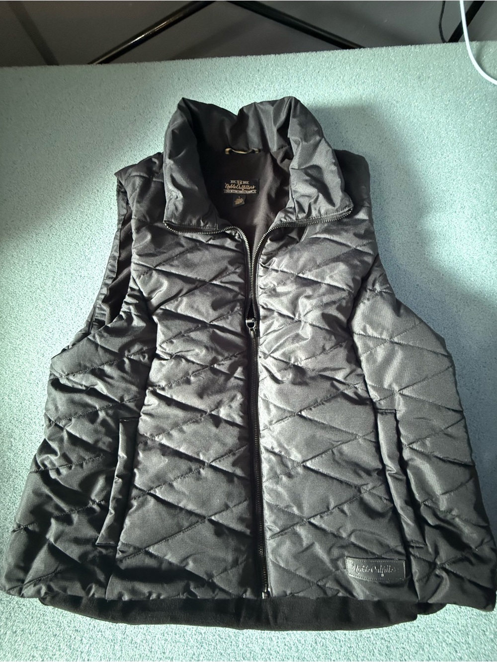 Eddie Bauer Black Quilted Insulated Vest